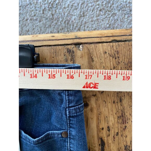 Lee Slender Secret Womens Medium Wash Stretch Denim Jeans 14 Mid-Rise Comfort - Picture 6 of 7